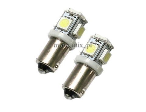Diody do postojówek BIAŁE BAS 5 led SMD Diody do postojówek BIAŁE BAS 5 led SMD