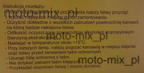 Listwa na progi - gumowa 61 mm - na metry Listwa na progi - gumowa 61 mm - na metry
