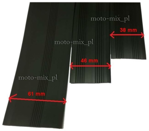 Listwa na progi - gumowa 61 mm - na metry Listwa na progi - gumowa 61 mm - na metry