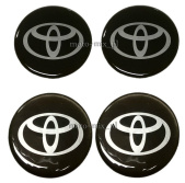 Naklejki na kołpaki TOYOTA 60 mm silikonowe