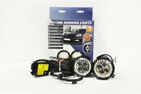 Światła do jazdy dziennej LED DRL NSSC 510L HP 12V 2x4LED Światła do jazdy dziennej LED DRL NSSC 510L HP 12V 2x4LED