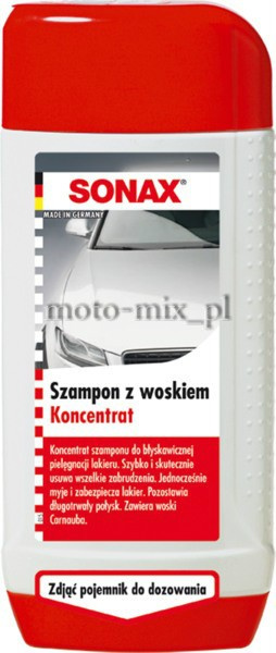 Szampon z woskiem Koncentrat SONAX Szampon z woskiem Koncentrat SONAX