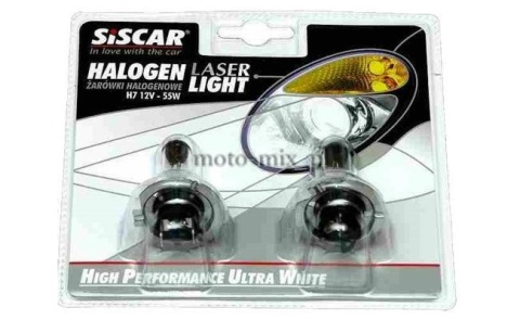 Żarówki Halogenowe H7 12v 55w (2szt) Laser LIGHT Żarówki Halogenowe H7 12v 55w (2szt) Laser LIGHT