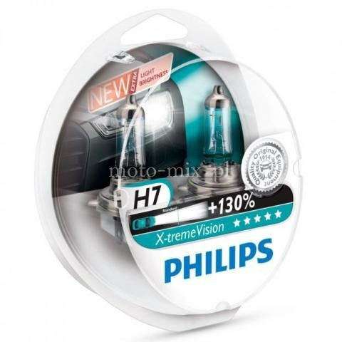Zestaw żarówek H7 PHILIPS X-Treme Vision +150% Zestaw żarówek H7 PHILIPS X-Treme Vision +150%