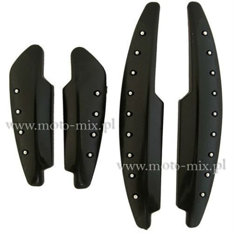Odbojniki na drzwi CZARNE 2x130+80 MM Odbojniki na drzwi CZARNE 2x130+80 MM