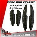 Odbojniki na drzwi CZARNE 2x130+80 MM