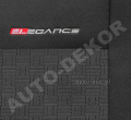 Pokrowce samochodowe - ELEGANCE welur 80% popiel 1 UN