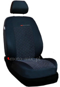 Pokrowce samochodowe OPEL CORSA D 5D 2/1 PO 2006R ELEGANCE welur 80% popiel 1