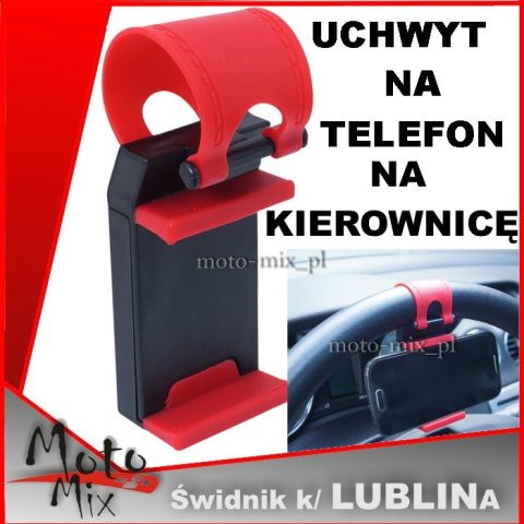 Uchwyt na telefon NA KIEROWNICĘ Uchwyt na telefon NA KIEROWNICĘ