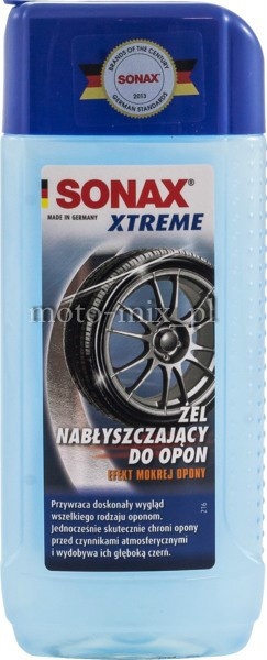 Żel nabłyszczający do opon mokra opona SONAX Xtreme 250ml