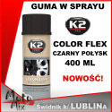 COLOR FLEX Guma w sprayu K2 CZARNY POŁYSK 400 ML