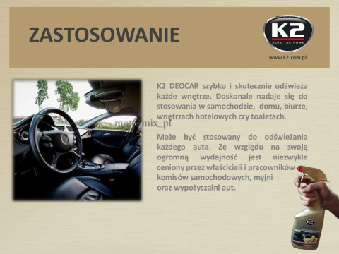 Zapach samochodowy DEOCAR truskawka K2 700 ML Profesionalny odświeżacz powietrza Zapach samochodowy DEOCAR truskawka K2 700 ML Profesionalny odświeżacz powietrza