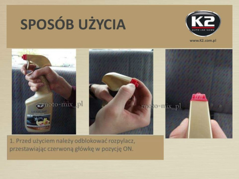 Zapach samochodowy DEOCAR truskawka K2 700 ML Profesionalny odświeżacz powietrza Zapach samochodowy DEOCAR truskawka K2 700 ML Profesionalny odświeżacz powietrza