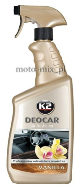 Zapach samochodowy DEOCAR wanilia K2 700 ML Profesionalny odświeżacz powietrza