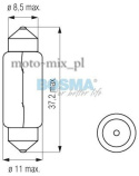 Żarówka rurkowa, paluszek SV8.5 5W 12V 11x36 mm