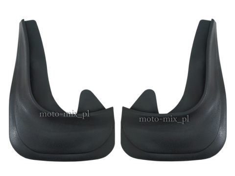 Chlapacze uniwersalne wym. 28,5x21cm, czarne, 2 szt. Chlapacze uniwersalne wym. 28,5x21cm, czarne, 2 szt.
