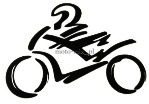 Naklejka Motor ścigacz NEW czarny Naklejka Motor ścigacz NEW czarny