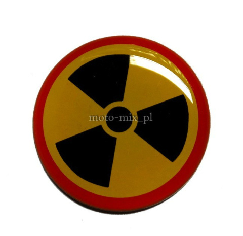 Naklejka silikonowa RADIOAKTYWNY Naklejka silikonowa RADIOAKTYWNY