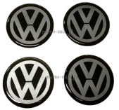 Naklejki na kołpaki VOLKSWAGEN 80 mm silikonowe VW