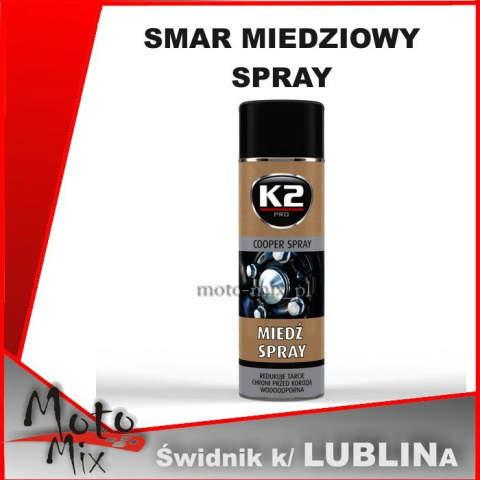Smar miedziowy Wysokotemperaturowy -40°C - 1100°C K2 Smar miedziowy Wysokotemperaturowy -40°C - 1100°C K2