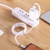 SN01-1M-Type-C-White | Łatwozwijalny kabel USB do szybkiego ładowania | Quick Charge 3.0