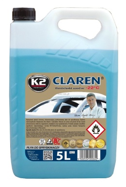 Płyn do spryskiwaczy ZIMOWY 5l CLAREN K2 do -22St