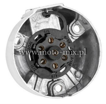 Gniazdo do przyczepy 7 stykowe 12V - aluminiowe