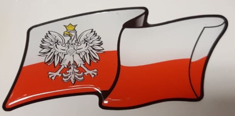 NAKLEJKA POLAND FLAGA NAKLEJKA POLAND FLAGA