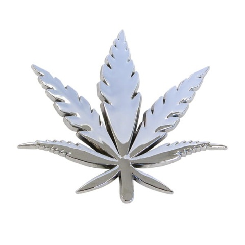 Emblemat 3D Deco -LIŚĆ- canabis