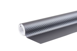 Folia srebrna Carbon GRAFIT 30x 150 cm