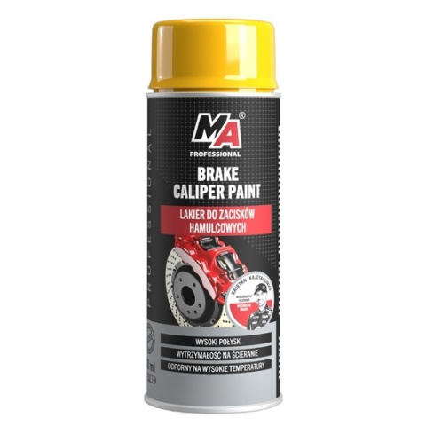 Lakier do zacisków - żółty 400ml MA Professional Brake Caliper Lakier do zacisków - żółty 400ml MA Professional Brake Caliper