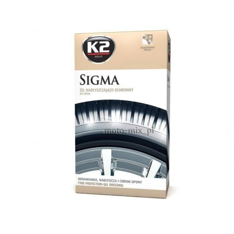 Żel do nabłyszczania i pielęgnacji opon K2 SIGMA