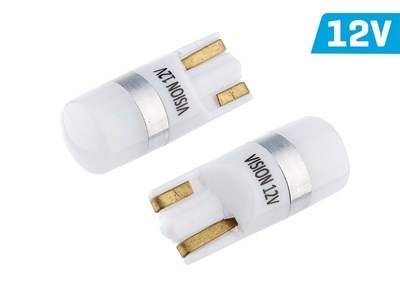 Żarówka VISION W5W (T10) 12V 1x 3030 SMD LED, CANBUS, biała, 2 szt. Żarówka VISION W5W (T10) 12V 1x 3030 SMD LED, CANBUS, biała, 2 szt.