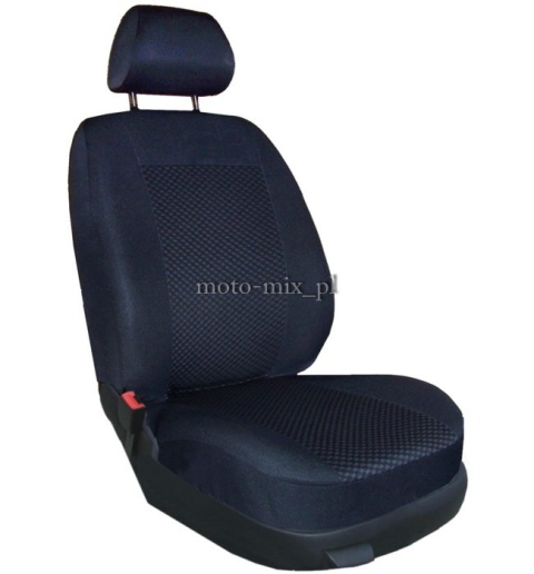 Pokrowce samochodowe PRZÓD - ELEGANCE welur 80% popiel 3 UN