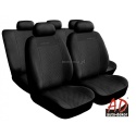 Pokrowce samochodowe - PRESTIGE alcantara 100% czarne