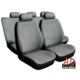 Pokrowce samochodowe - PRESTIGE alcantara 100% SZARY