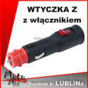 Wtyczka zapalniczki z Włącznikiem - uniwersalna